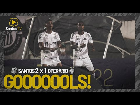 SANTOS 2 X 1 OPERÁRIO-PR | GOLS | COPINHA 2022 (04/01/22)