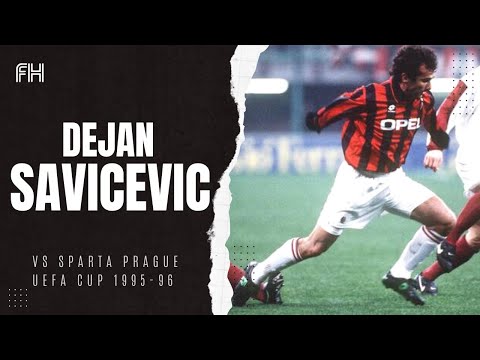 Dejan Savicevic ● Skills ● AC Milan 2-0 Sparta Prague ● UEFA Cup 1995-96