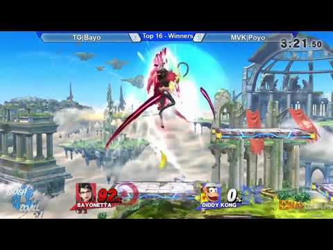 SCT5: Top 16 Winners - TG|Bayo(Bayonetta) vs MVK|Poyo(DiddyKong)