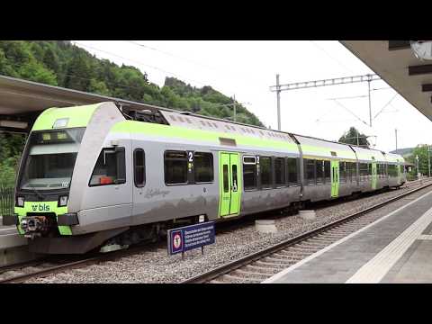 Freight around Spiez, Switzerland - June 2018