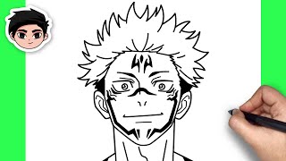 How To Draw Sukuna | Jujutsu Kaisen - Easy Step By Step