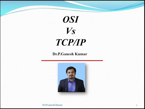 OSI vs TCP/IP Reference model