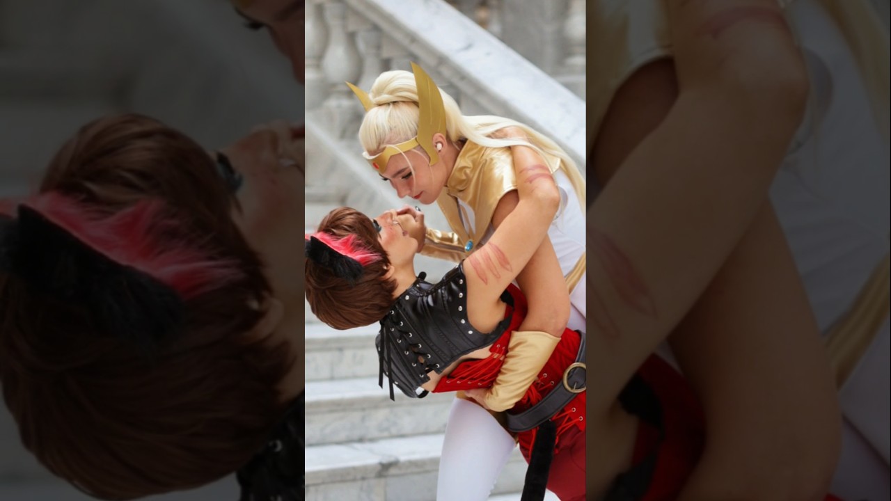 I FINALLY Cosplayed S5 She-Ra!!! ⚔️✨️🤍 #SPOP #SheRaandthePrincessesofPower #Catradora