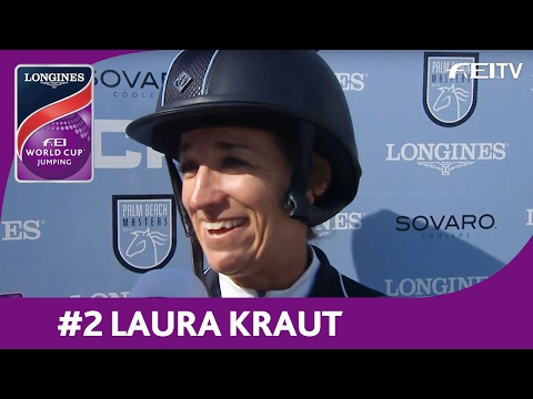 Laura Kraut - 2nd place//Wellington | Longines FEI World Cup™ Jumping 2016/17 NAL