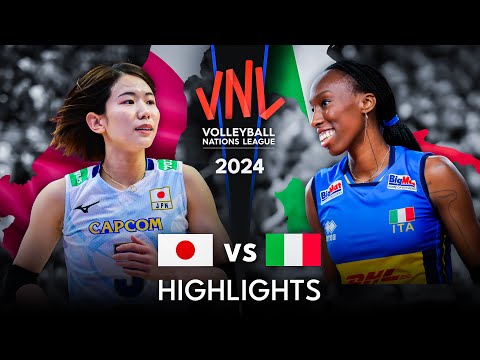 🇯🇵 JAPAN vs ITALY 🇮🇹 | GOLD MEDAL MATCH | Highlights | Women's VNL 2024