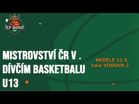 BASKETBAL | MČR dívek U13 | Finálový hrací den | Brno - hala Vodova 2 | 2024/2025