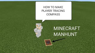 HOW TO MAKE PLAYER TRACING COMPASS IN MINECRAFT BEDROCK EDITION