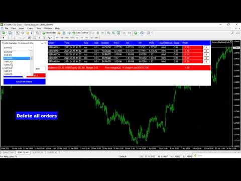 Video Trade Manager and Account Info