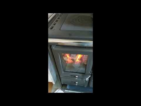 Cooking in a Garcima Cast Iron Pot on the Rosa XXL Wood Cook Stove!