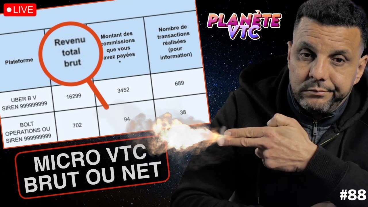 Montant Brut ou Net ? Les déclaration pré-remplies, quelles conséquences pour les VTC en Micro