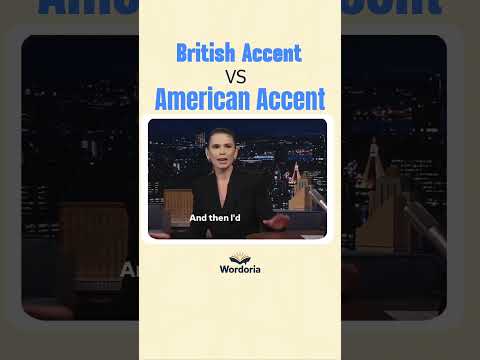 🇬🇧 British vs 🇺🇸 American Accent — Can You Hear the Difference?#learnenglish #shorts