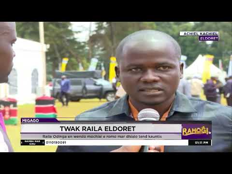 Ogai mar Azimio Raila Odinga en e wendo modhial e romo mar dhialo loch gwenge | #Migago
