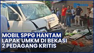 Mobil SPPG Hantam Deretan Lapak UMKM di Bekasi Timur, Dua Pedagang Dilaporkan Luka Serius