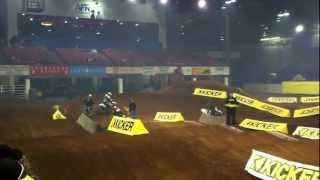 preview picture of video 'Arenacross Lazy E Arena, Guthrie, OK  Janurary 12, 2013'