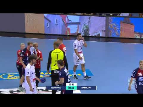 Rote Karte für Dani Baijens (SG Flensburg-Handewitt vs Handball Sport Verein Hamburg)