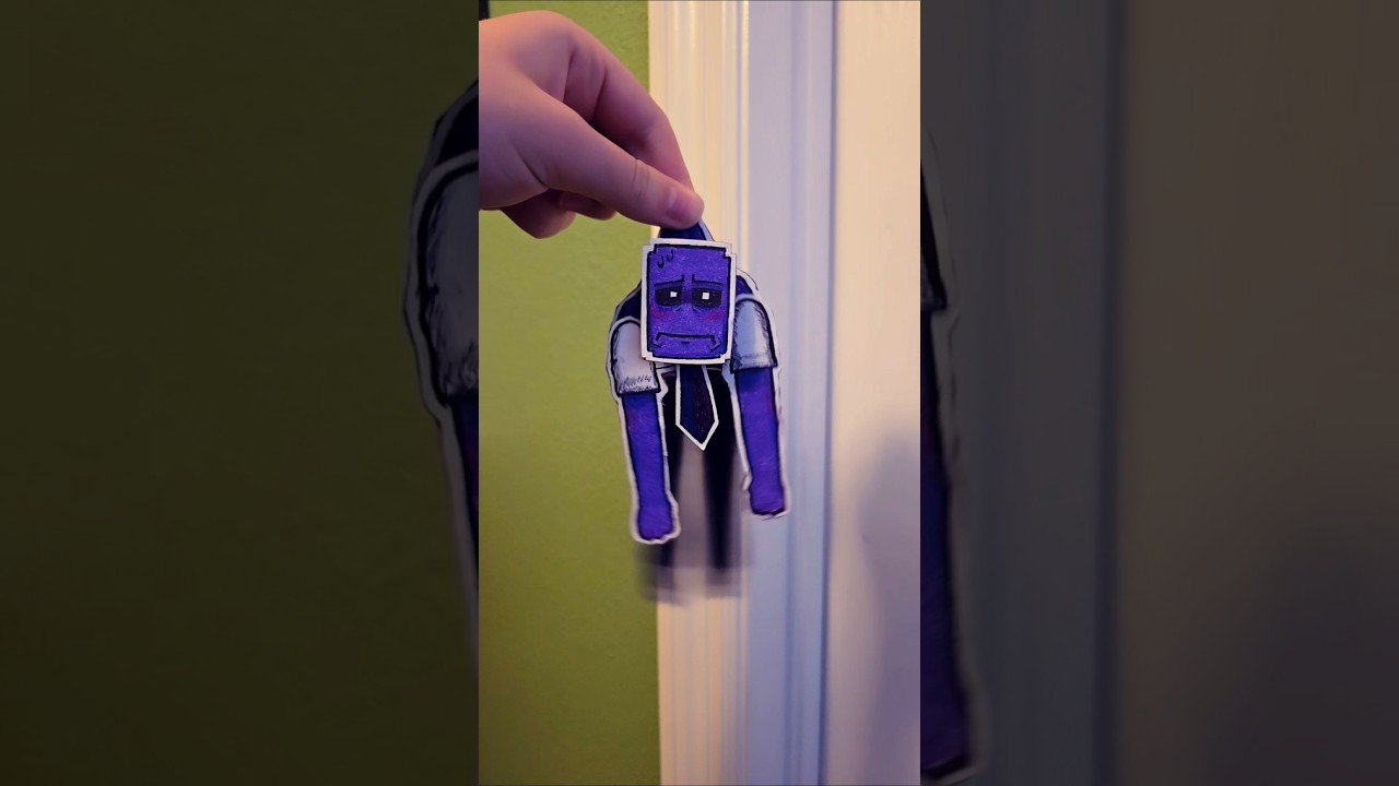 (Part 1) The Purple Cereal Box #fnaf #trend #silly #purpleguy