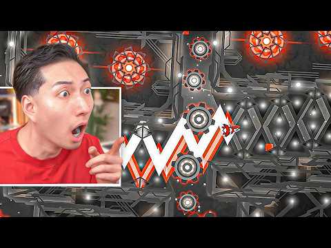New Player Reacts to IMPOSSIBLE LEVELS in Geometry Dash!