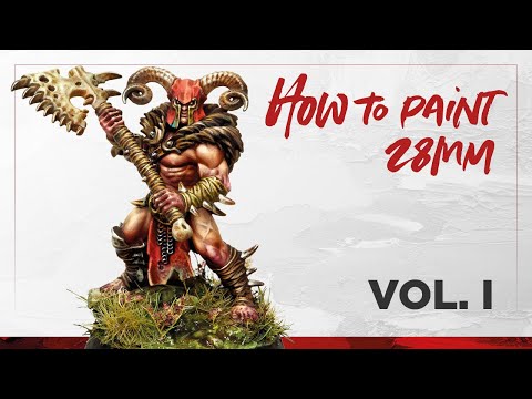 ⚠️ How to paint 28MM: Untamed Beast WARHAMMER - VOL I -