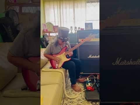 #fenderstratocaster YJM #marshall dsl100