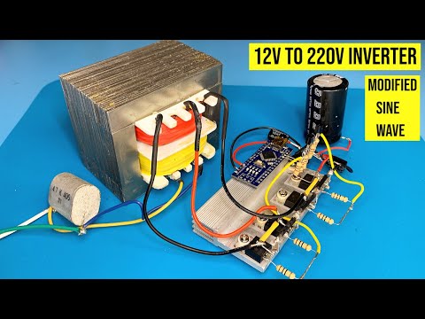 how to make simple inverter 2000W ,modified sine wave ,mosfet ,IRFz44n ,datouboss