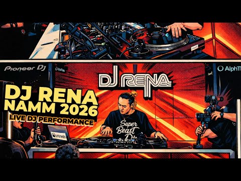 Dj Rena performing @ the NAMM Show 2026 | Alpha Theta x Pioneer Dj