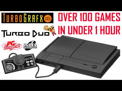 Over 100 NEC Turbo Duo & Super CD Games In Under 1 Hour