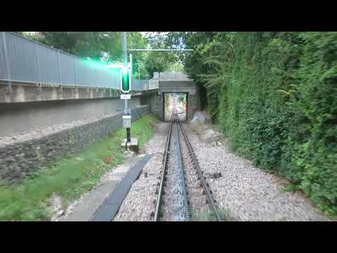 Standseilbahn Dolderbahn Zahnradbahn Talfahrt 2020 - ex funicular Switzerland