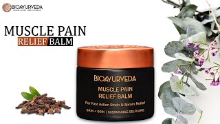 MUSCLE PAIN RELIEF BALM: For Fast Action Strain & Sprain Relief