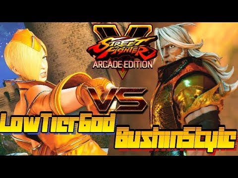 SFV/SF5 AE ☆ LowTierGod (Falke) VS  BushinStyle (Zeku) Street fighter V Arcade edition