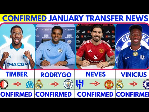 🚨LATEST CONFIRMED TRANSFER NEWS AND RUMOURS TRANSFER NEWS 2026|Rodrygo to city😱Neves to united...🚨