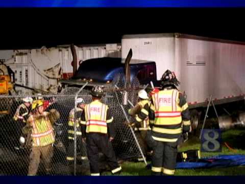 Truck Driver Impaled In Crash Talks To News 8