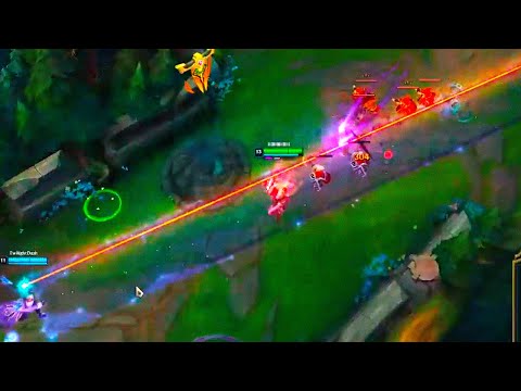 A Lux só precisou encaixar a ult pra dar IK no ADC!