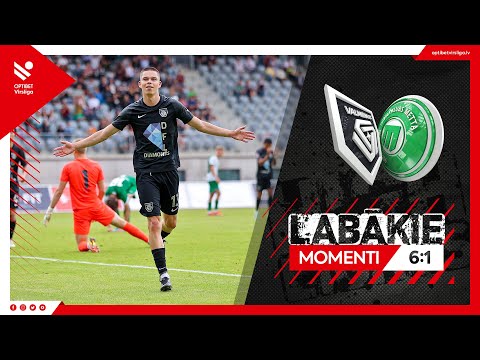 22. kārta: Valmiera FC 6:1 FK Metta (Labākie momenti)
