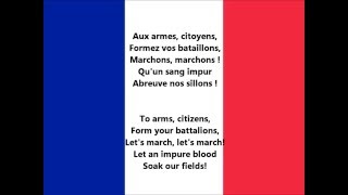 La Marseillaise - Anthem of France (lyrics)