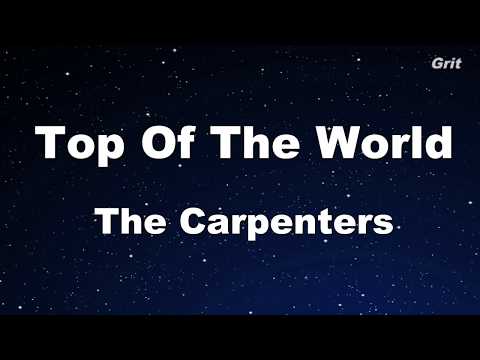 Top Of The World - The Carpenters  Karaoke【No Guide Melody】