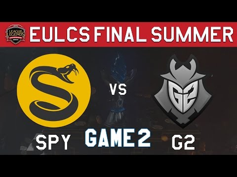 SPY vs G2 Game 2 | EULCS Final - Splyce vs G2 Esports