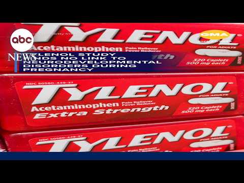 Tylenol study finds no link to neurodevelopmental disorders during pregnancy