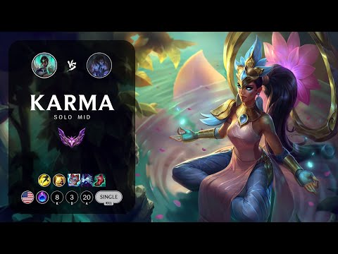 Karma Mid vs Sylas - NA Master Patch 13.8
