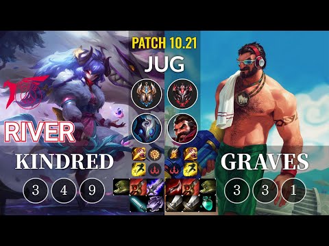 TLN River Kindred vs Graves Jungle - KR Patch 10.21