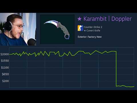 ohnepixel shocked by CS2's skin market crash