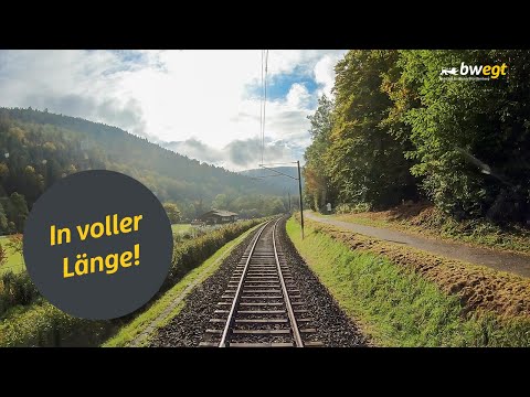 Führerstandsmitfahrt von Pforzheim nach Bad Wildbad mit bwegt