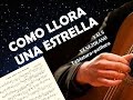 Guitarra tablatura+partitura  "Como llora una estrella" vals