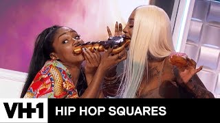 Tiffany Haddish &amp; Black Ink Crew’s Sky Share A Phallic Doughnut | Hip Hop Squares