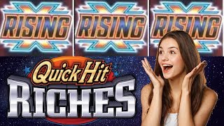 MAX BET * BIG WIN * Quick Hit Riches Slot! How High Can I Go??