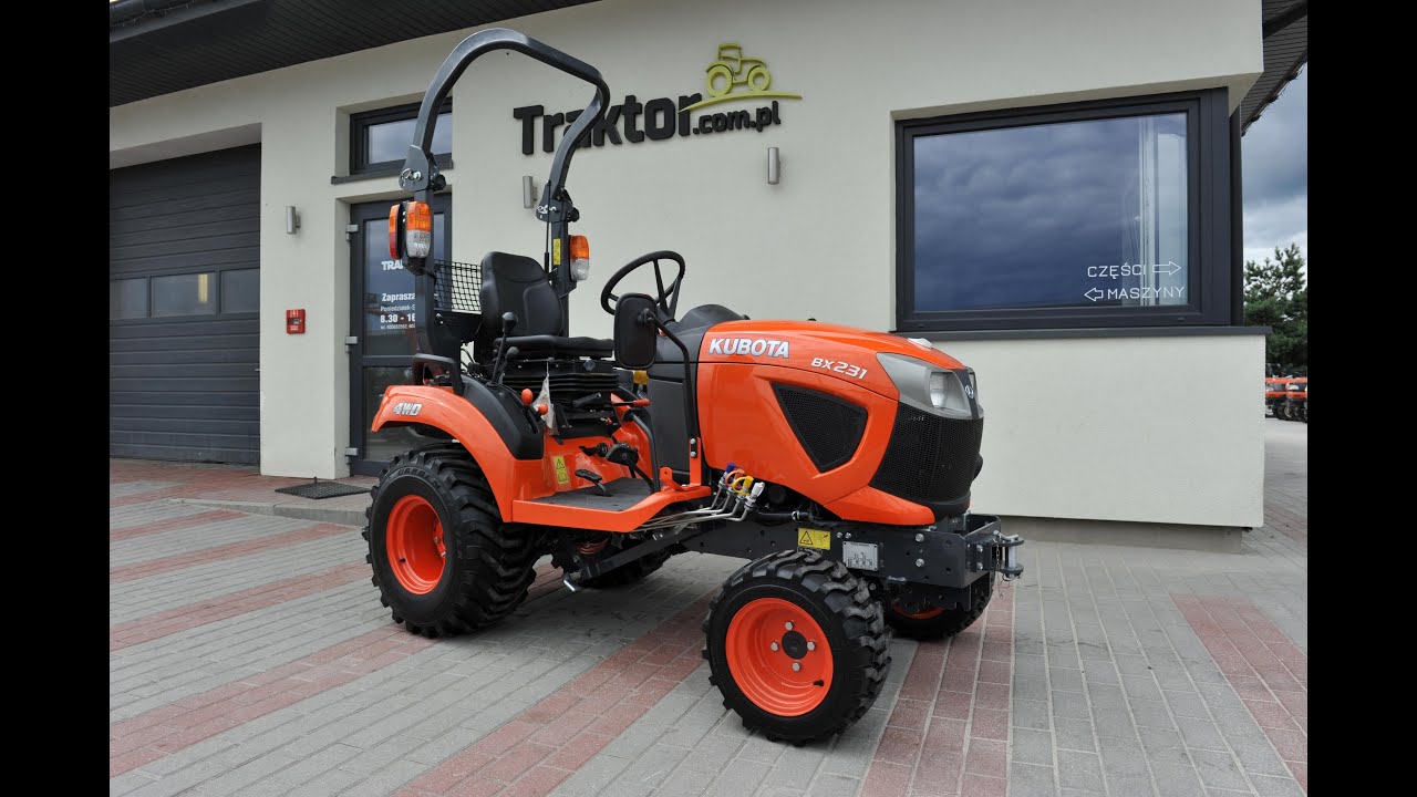 Kubota BX231 4x4 23KM mini ciągnik www.TRAKTOR.com.pl