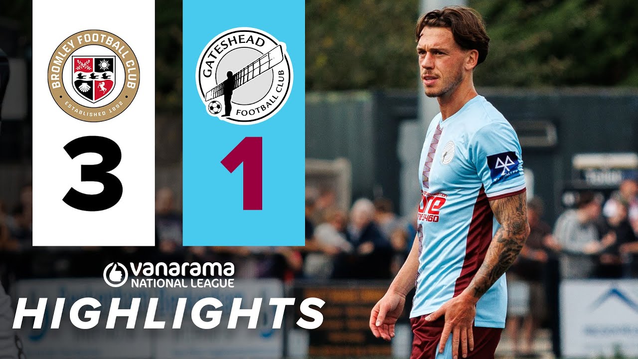Heed’s seven-game unbeaten run ended at Bromley 😩 | Bromley 3-1 Gateshead | HIGHLIGHTS