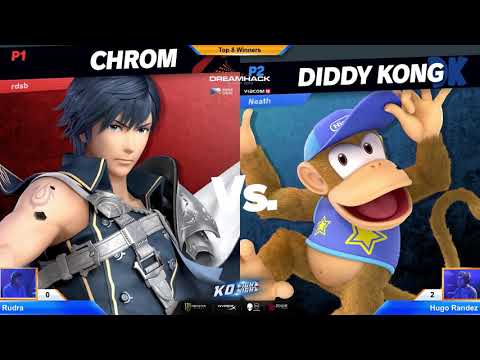 Rudesubs (Chrom) vs Neath (Diddy Kong) - DreamHack India 2018 - Winners Semis - Smash Ultimate