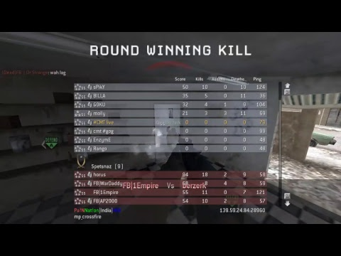 Pain Nation July CoD4 MW1 Tournament: Team Cadis v/s Team Panda (map Crossfire)