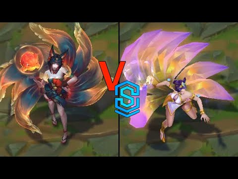After Hours Spirit Blossom Springs Ahri VS 2022 Prestige K/DA Ahri
