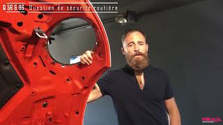 Le changement d'une ampoule à l'avant